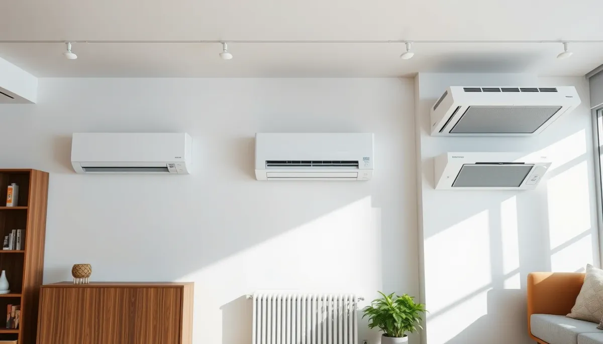 Comparaison des systèmes de climatisation réversible : monosplit mural, multisplit et gainable encastré au plafond
