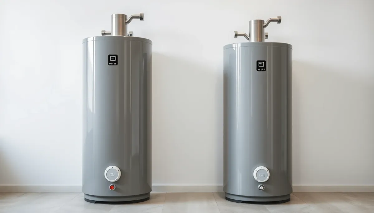 Comparaison de deux chauffe-eau thermodynamiques de capacités différentes en showroom