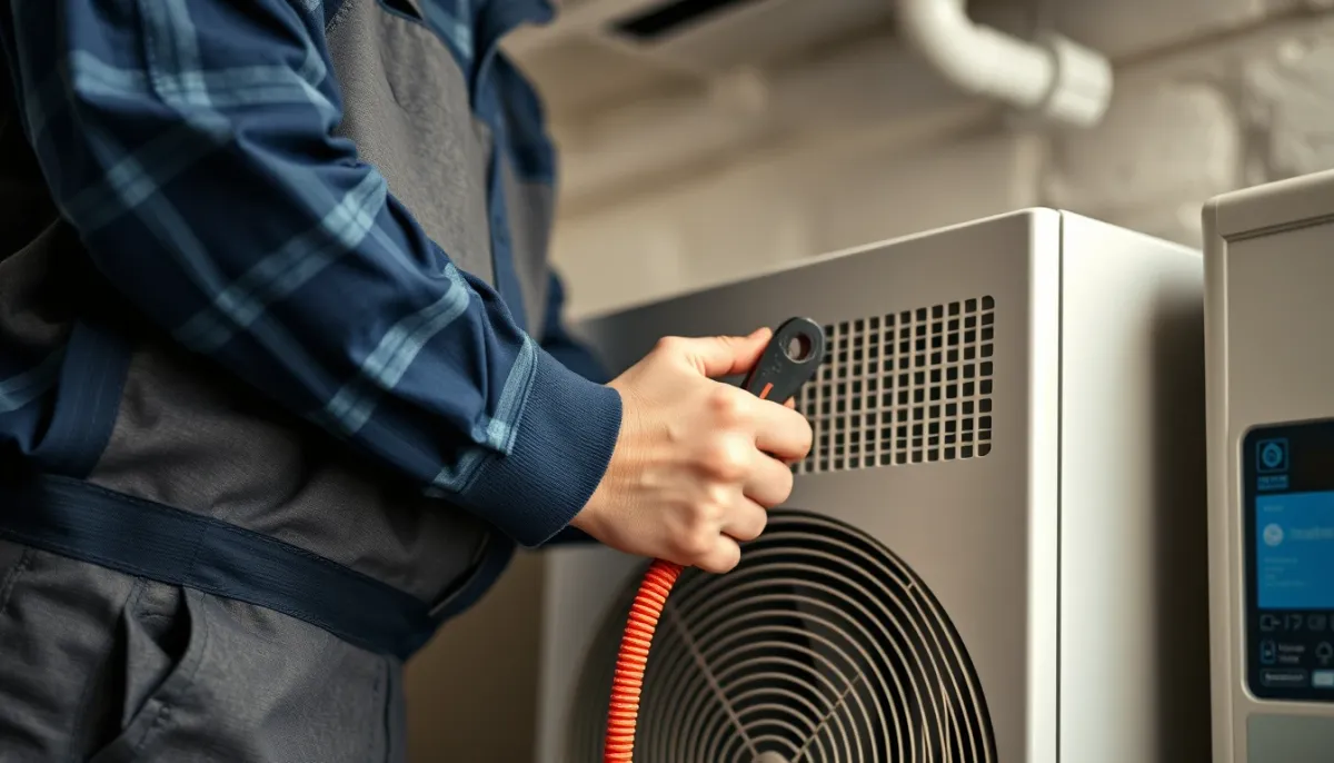 Installation d'une pompe à chaleur air/eau par un professionnel