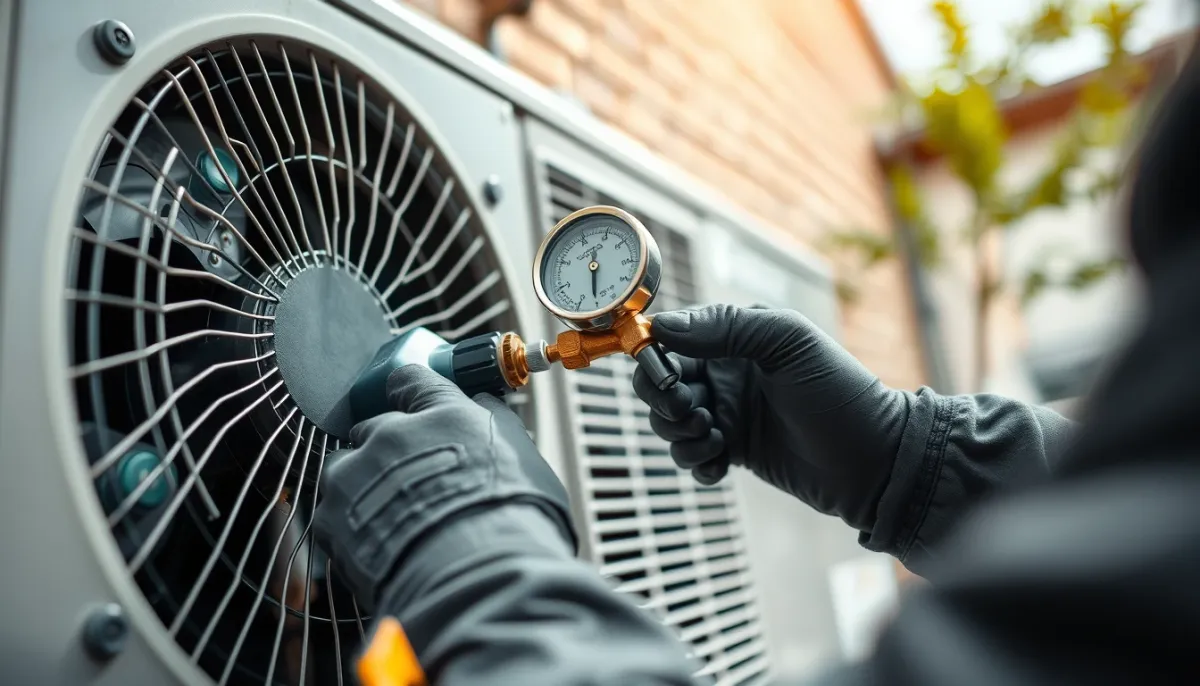 Contrôle professionnel du circuit frigorifique d'une climatisation réversible