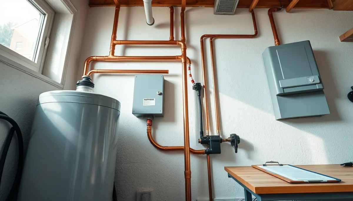 Installation professionnelle d'un chauffe-eau thermodynamique Ariston Nuos avec raccordements